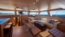 Sailing yacht Sarissa -  Upper Salon